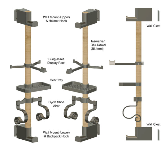 Gear Storage Pole