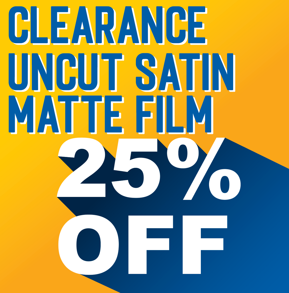 Uncut Paint Protection Film (Matte)