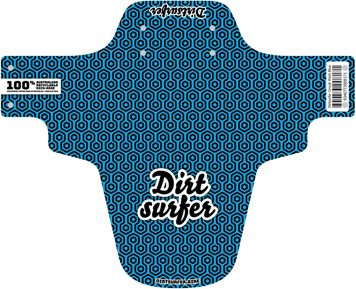 Circuit Work Blue Mudguard