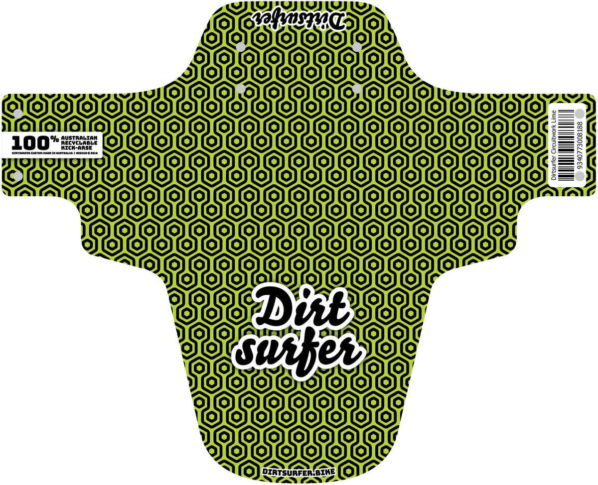 Circuit Work Lime Mudguard