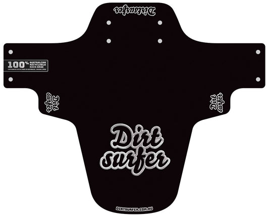 Dirtsurfer Chrome Logo Mudguard