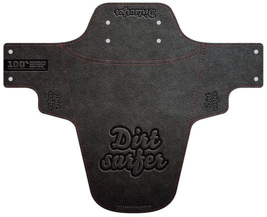Dirtsurfer Embossed Leather Logo Mudguard