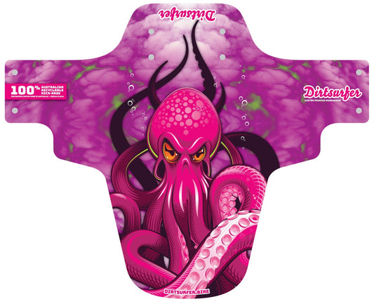 Octopus Pink on Pink Mudguard