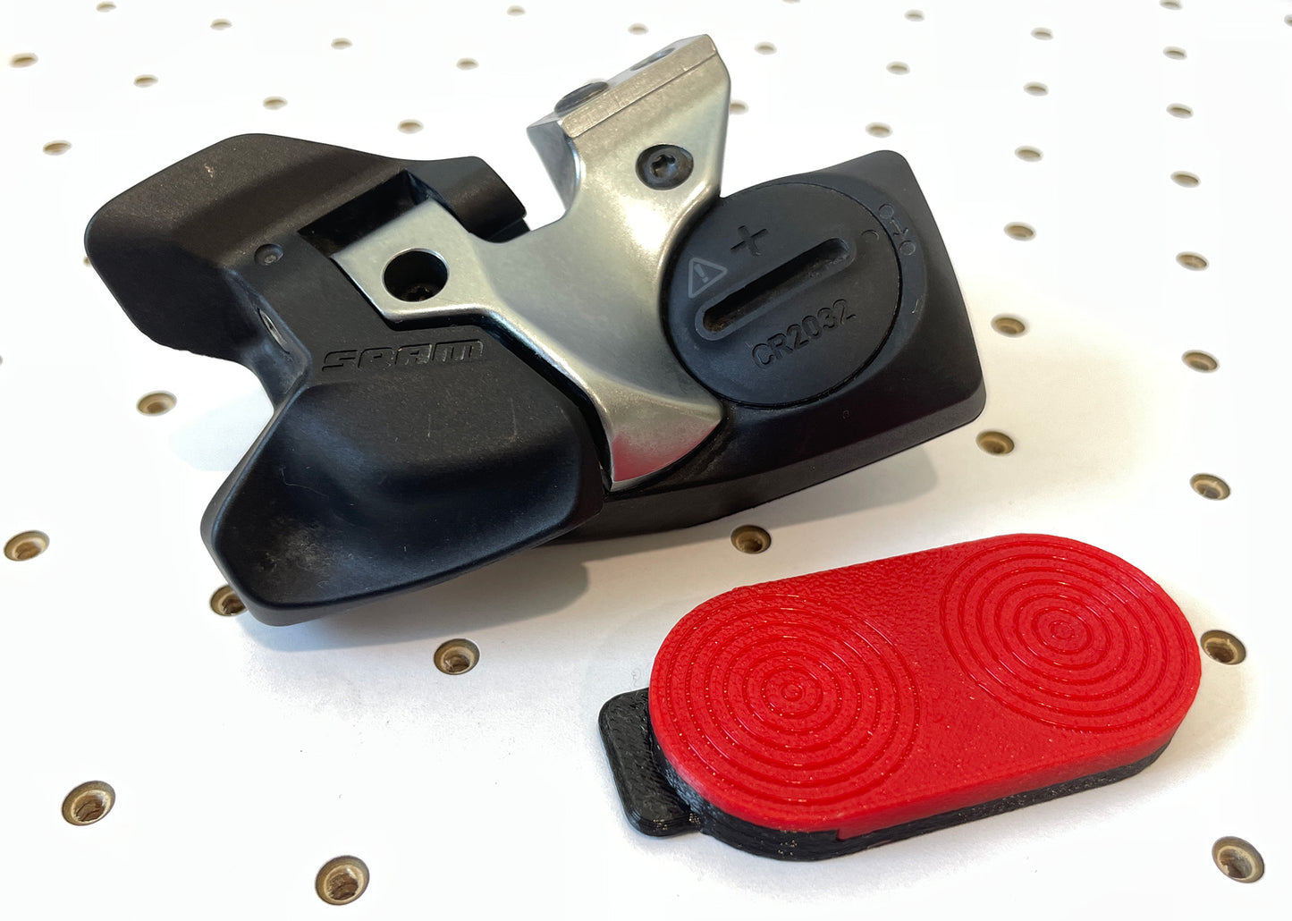 AXS Shifter Pod / Dropper Pod CR2032 Spare Battery Storage with Integrated Battery Access Tool