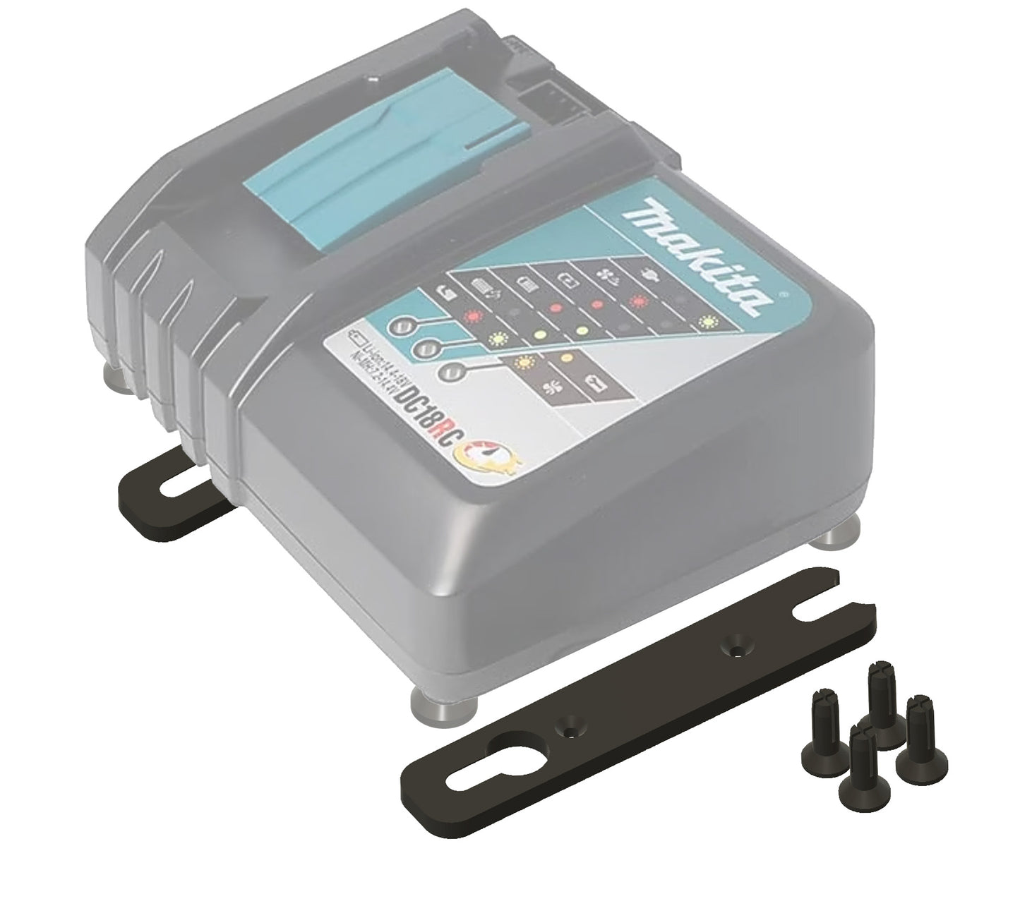 Rapid Wall Mount for Makita Single Charger DC18RD