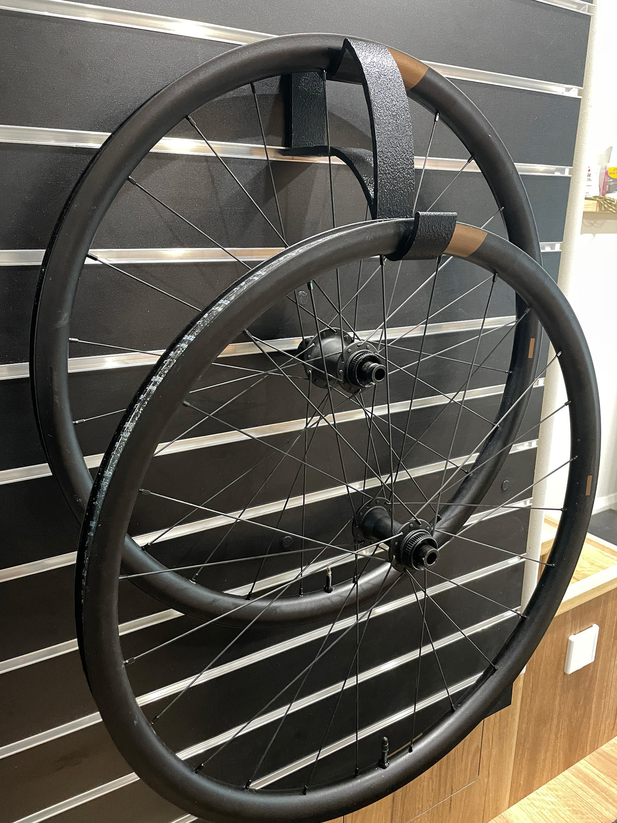 Wall Storage for Spare Wheelset
