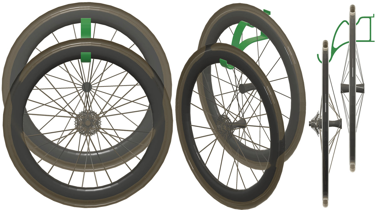 Wall Storage for Spare Wheelset