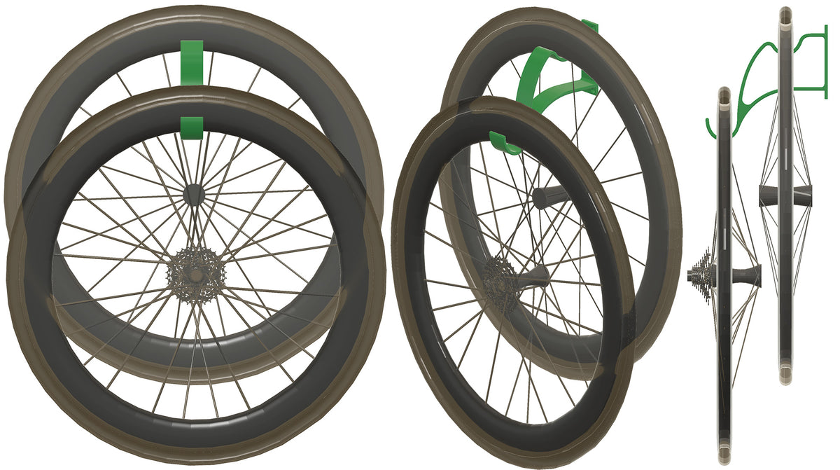 Wall Storage for Spare Wheelset